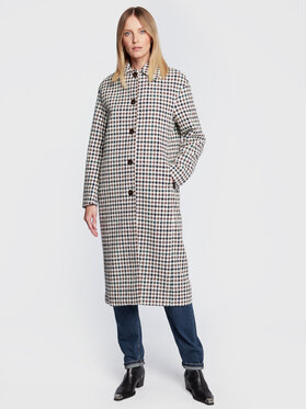 Sisley Sisley Prechodný kabát 2YONLN015 Biela Regular Fit