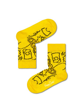 Happy Socks Happy Socks Klasické ponožky Unisex SIM01-2200 Žlutá