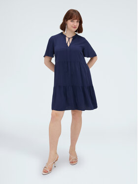 Fiorella Rubino Fiorella Rubino Sukienka codzienna 7086T001771N034 Niebieski Regular Fit
