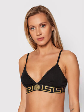 Versace Versace Podprsenka Bralette Greca 1000656 Černá