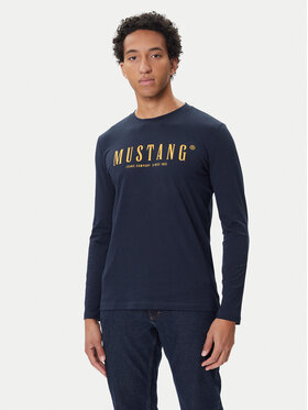 Mustang Mustang Longsleeve Asheville 1016873 Bleumarin Regular Fit
