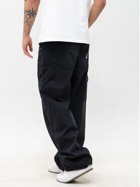 Jigga Wear Jigga Wear Jeansy Szerokie luźne za duże bagy 128284 Czarny Baggy Fit
