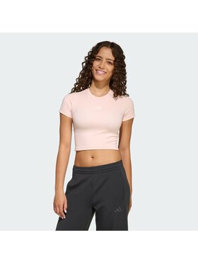 adidas adidas T-Shirt 158913 Różowy Slim Fit