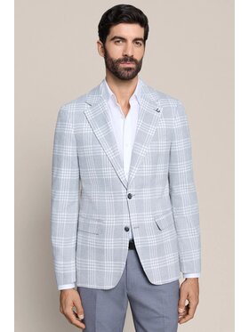 Lancerto Lancerto Marynarka Barga MA073226000049 Szary Regular Fit