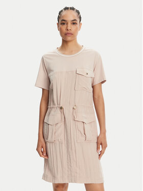 Liu Jo Sport Liu Jo Sport Kleid für den Alltag TA5128 T2921 Beige Regular Fit