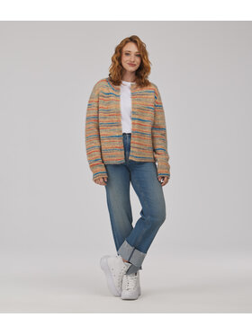 Lee Cooper Lee Cooper Sweter SARA Beżowy Regular Fit