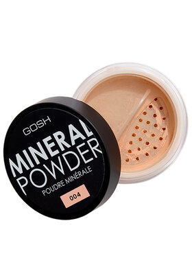 GOSH GOSH Gosh Mineral Powder puder mineralny 004 Natural 8g Puder czarny