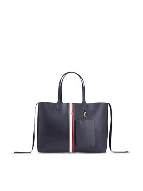 Tommy Hilfiger Tommy Hilfiger Τσάντα Iconic Tommy Tote Puffy AW0AW15881 Μπλε
