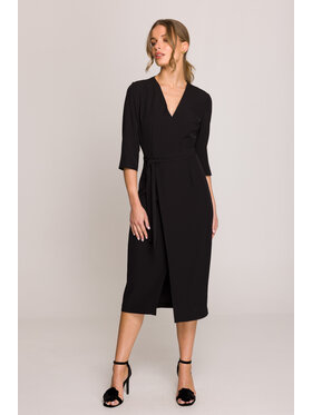 Stylove Stylove Večerní šaty S396 Černá Premium Fit