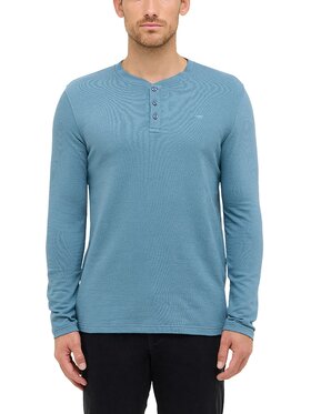 Mustang Mustang T-Shirt Style Atchison Niebieski Regular Fit