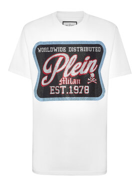 PHILIPP PLEIN PHILIPP PLEIN T-Shirt 14789 Biały Regular Fit