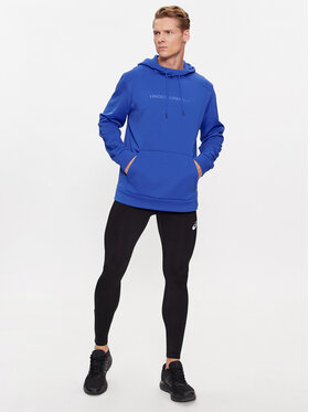 Under Armour Majica Dugih Rukava Ua Armour Fleece Graphic Hd 1379744 Plava Loose Fit