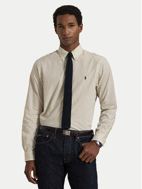 Polo Ralph Lauren Polo Ralph Lauren Srajca 710B15595007 Svetlo bež Custom Fit