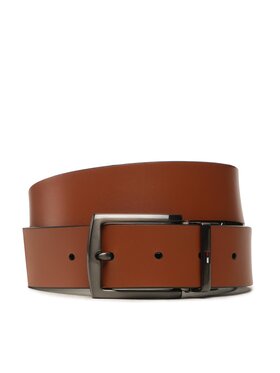 Tommy Hilfiger Moški Pas Denton Reversible Leather Belt AM0AM11224 Črna