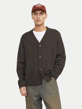 Jack&Jones Jack&Jones Kardigan Frederiksberg 12262048 Brązowy Regular Fit