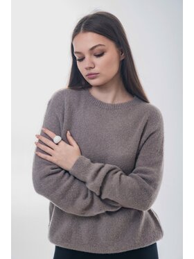 Estro Estro Svetr ER00118756 Šedá Loose Fit