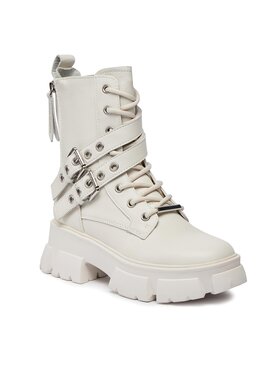 Steve Madden Steve Madden Turistická obuv Traction Bootie SM19000044 SM19000044-17Y Écru