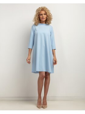 Tessita Tessita Sukienka koktajlowa SUKIENKA_T442 _9_XXL Niebieski jasny Loose Fit