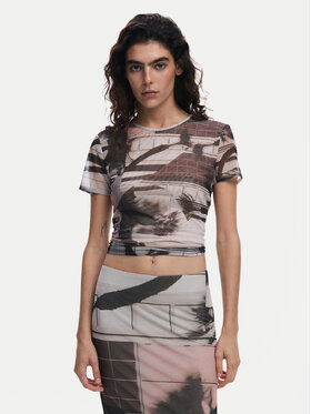 Desigual Desigual T-Shirt 25SWTK99 Czarny Regular Fit