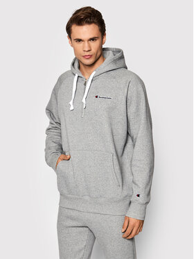 Champion Champion Mikina Script Logo 216483 Sivá Regular Fit
