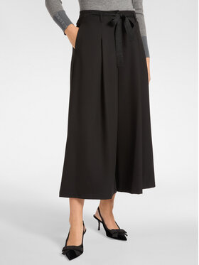 Elena Mirò Elena Mirò Pantaloni di tessuto P166P000362N033 Nero Cropp Fit