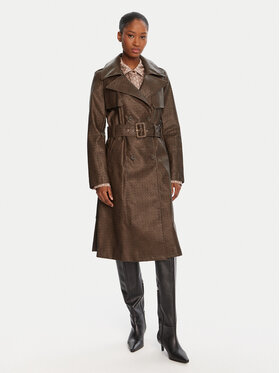 Guess Guess Trench W5YL32 WHGT0 Smeđa Regular Fit