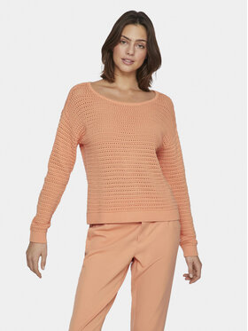 Vila Vila Sweater Bellisina 14089578 Narancssárga Regular Fit