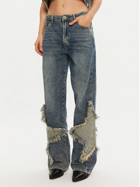 One Teaspoon One Teaspoon Τζιν 26510 Μπλε Wide Leg