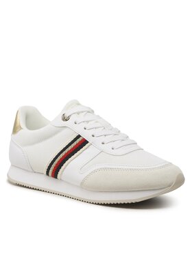 Tommy Hilfiger Tommy Hilfiger Sneakersy Essential Runner FW0FW07163 Biały