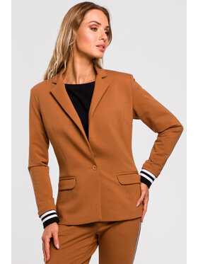 Made of Emotion Made of Emotion Marynarka M459 Brązowy Active Fit
