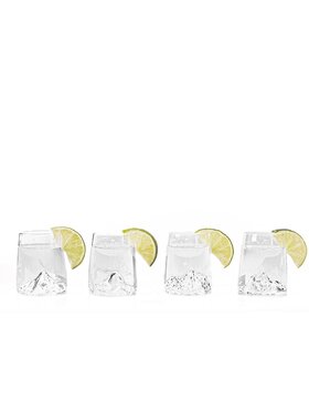 Alaskan MAKER Alaskan MAKER Komplet kieliszków do wódki Topographic Przezroczysty