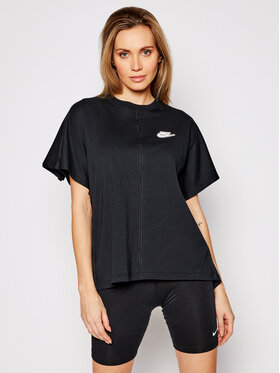 Nike Nike Marškinėliai Earth Day CZ8355 Juoda Oversize