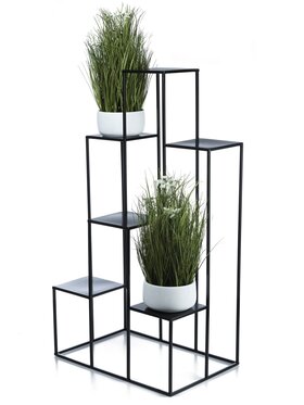 MIAhome MIAhome Kwietnik ekspozytor metalowy 110 cm Czarny