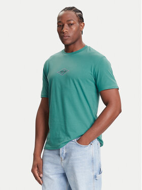 Quiksilver Quiksilver Marškinėliai Ev Swell Ovation Ss EQYZT08187 Žalia Comfort Fit