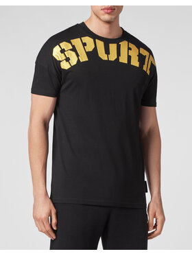 Plein Sport Plein Sport T-Shirt 4917 Černá Regular Fit