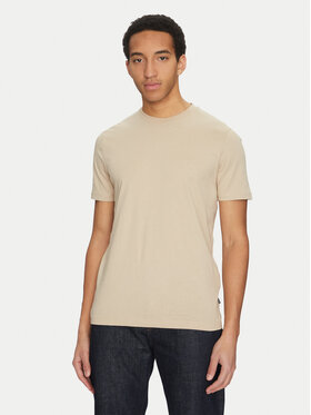 BOSS BOSS T-Shirt Thompson 01 50468347 Beige Regular Fit