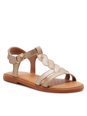 Geox Sandale J Sandal Karly Girl J4535H 0NFQD C2010 S Zlatna