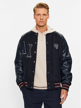 Armani Exchange Armani Exchange Bomber stila jaka 6RZB21 ZNIKZ 1510 Tumši zils Regular Fit