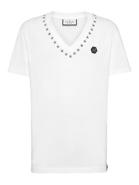 PHILIPP PLEIN PHILIPP PLEIN T-Shirt 14849 Biały Regular Fit