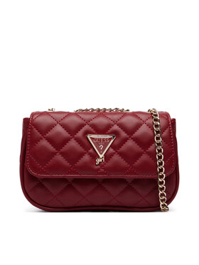 Guess Guess Kabelka J5YZ17 WGT10 Tmavo červená