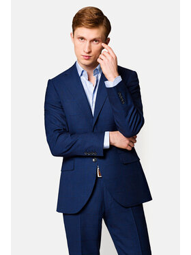 Lancerto Lancerto Garnitur Bangkok Granatowy Regular Fit