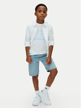 Calvin Klein Jeans Calvin Klein Jeans T-krekls LVCKSJA10B Balts Regular Fit