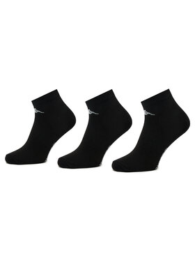 Kappa Kappa 3 unisex zemo zeķu pāru komplekts 708068 Melns