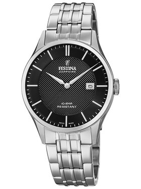 Festina Festina Zegarek F20005/4 Srebrny