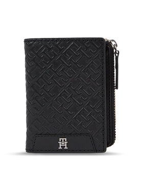 Tommy Hilfiger Tommy Hilfiger Мъжки портфейл Th Monogram Bifold With Zip AM0AM11933 Черен