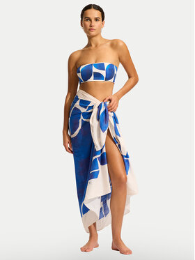 Seafolly Seafolly Парео 55454-SG Голубий