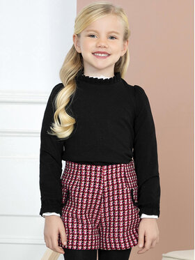 Abel & Lula Abel & Lula Bluză 5.651 Negru Regular Fit