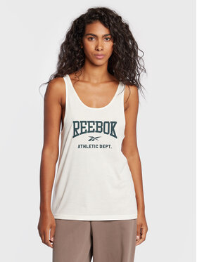 Reebok Reebok Тениска от техническо трико Workout Ready Supremium HH8072 Бял Slim Fit