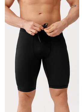 ROUGH RADICAL ROUGH RADICAL Szorty sportowe FLY TECH SHORTS Czarny Slim Fit