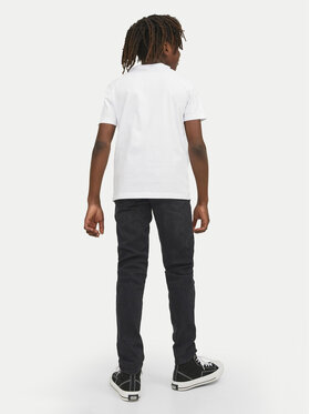 Jack&Jones Junior Jeans Hlače Glenn 12244074 Črna Slim Fit